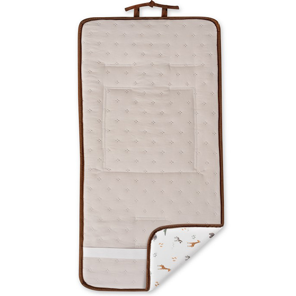 COLCHONETA REVERSIBLE JIRAFA SAVANNA INTERBABY