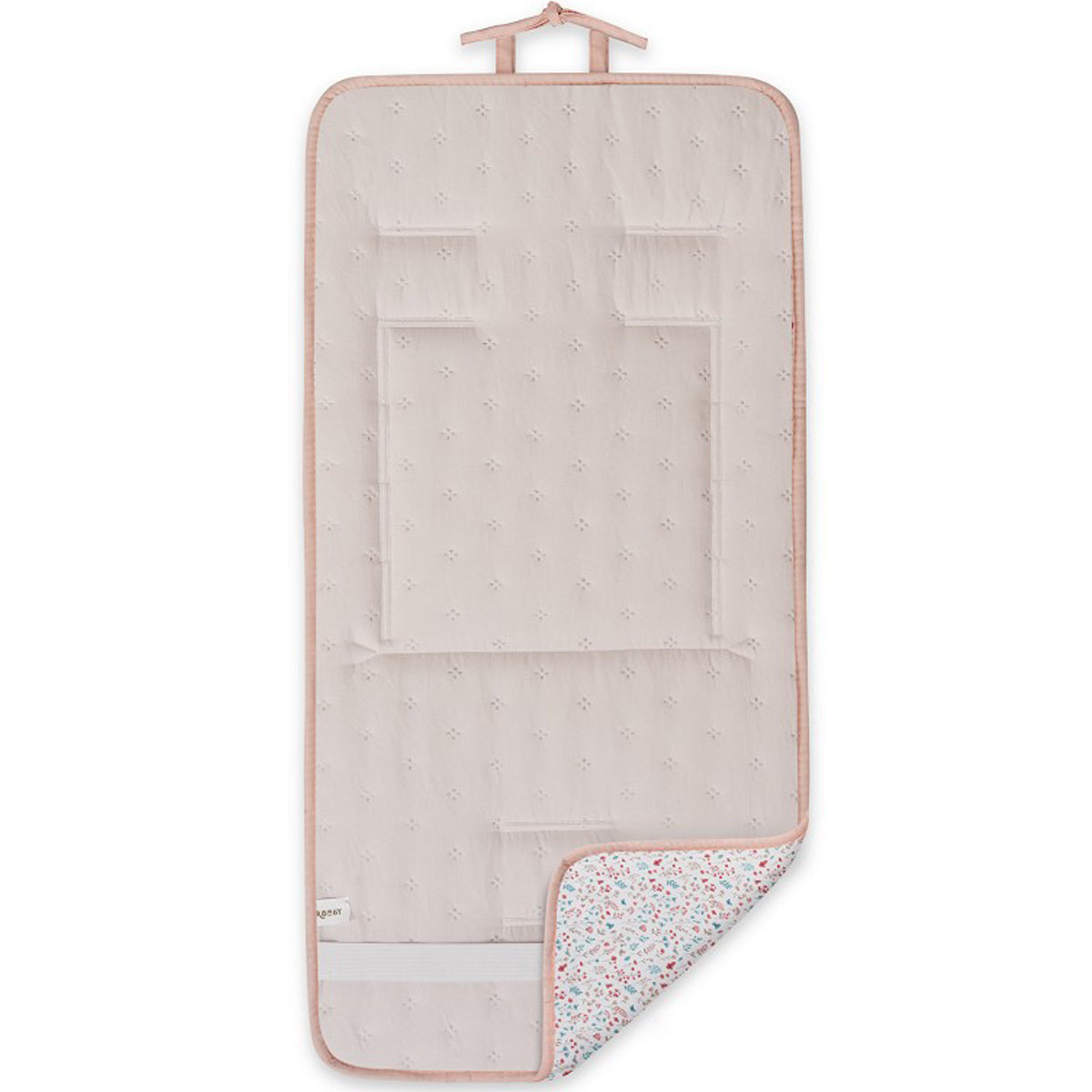 COLCHONETA REVERSIBLE PETALOS FLORES INTERBABY