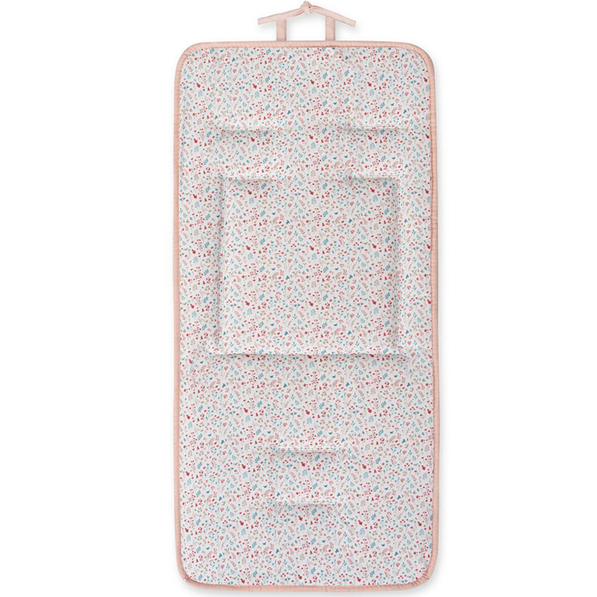 COLCHONETA REVERSIBLE PETALOS FLORES INTERBABY