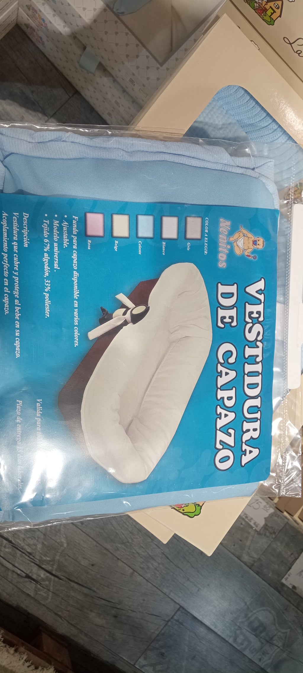 FUNDA INTERIOR DE PIQUE PARA CAPAZO UNIVERSAL