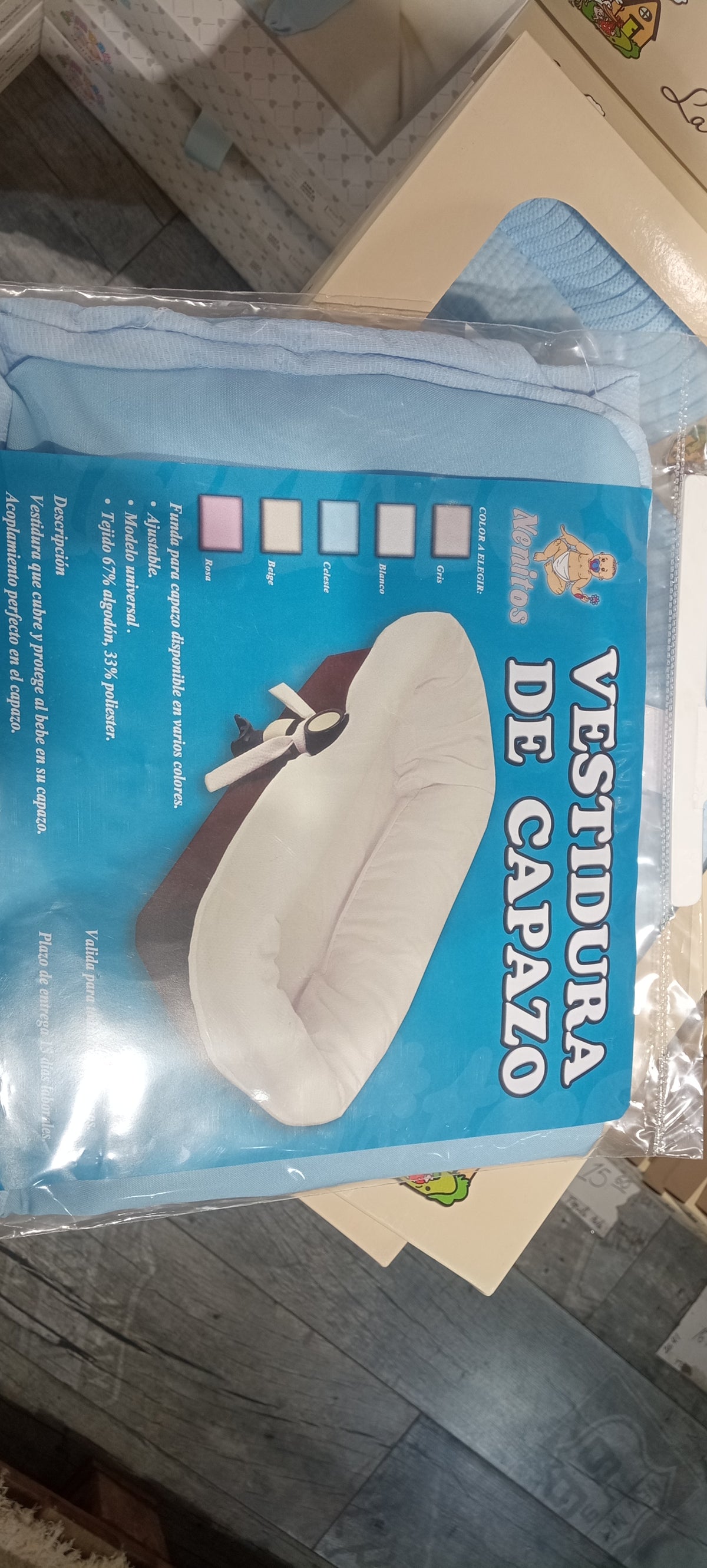 FUNDA INTERIOR DE PIQUE PARA CAPAZO UNIVERSAL