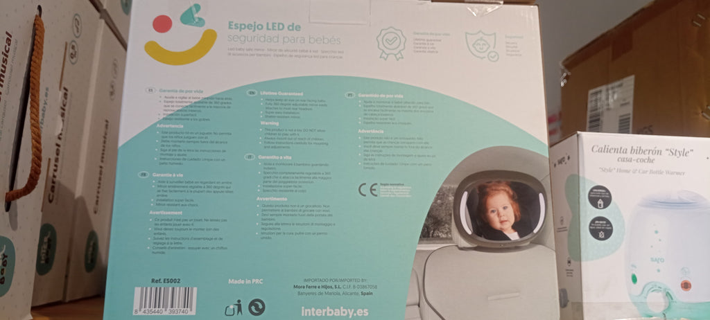 ESPEJO DE SEGURIDAD. INTERBABY