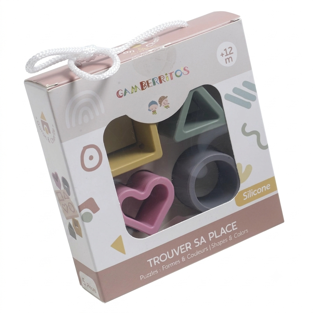 PUZZLES FORMAS Y COLORES. GAMBERRITOS