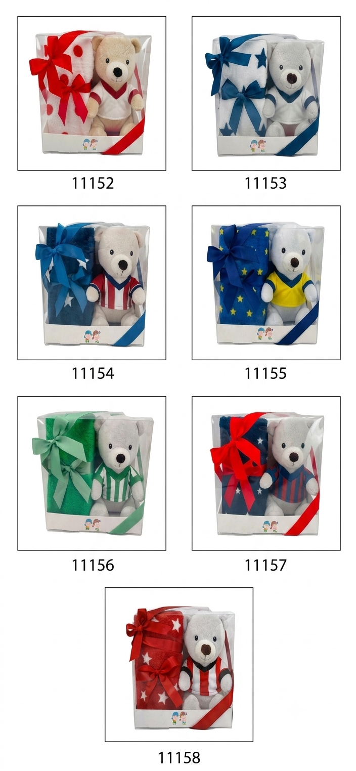 PACK MUÑECO FUTBOLISTA  Y MANTA  GAMBERRITOS