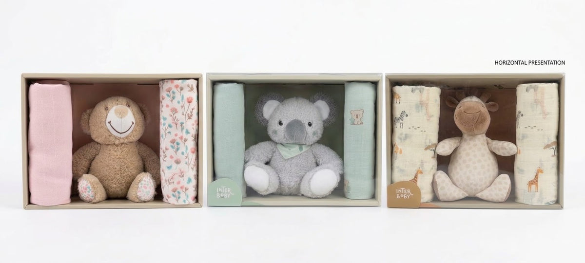 SET DE REGALO GASAS Y MUÑECO COLECCION KOALA INTERBABY