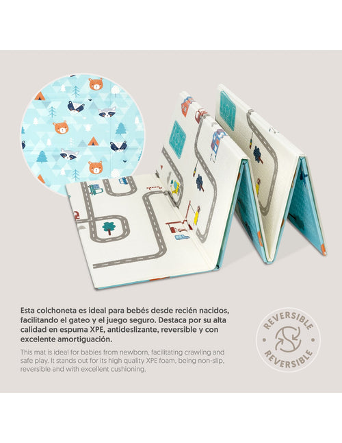 ALFOMBRA COLCHONETA DE GATEO INFANTIL. INTERBABY AFL11