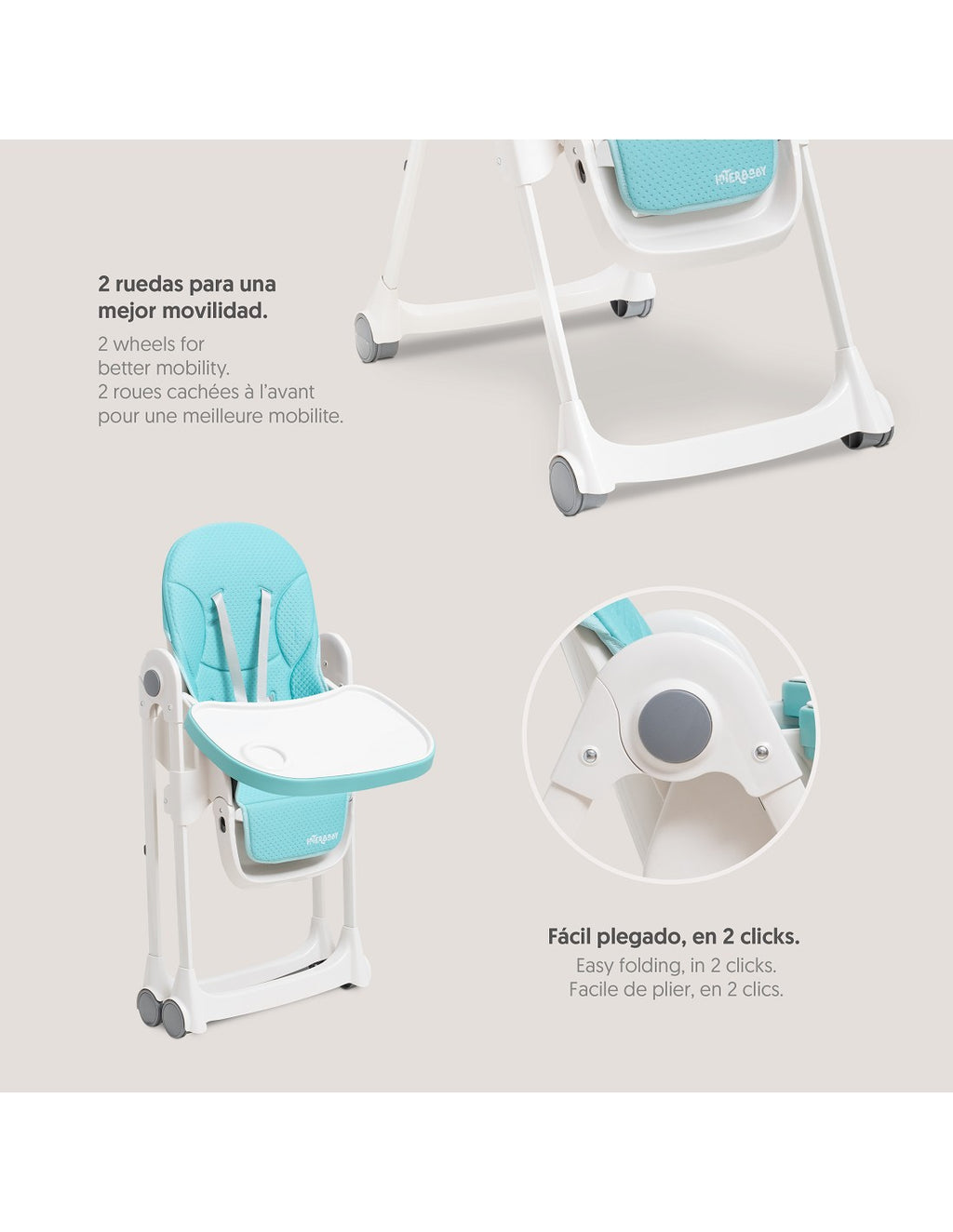 TRONA COLOR VERDE INTERBABY