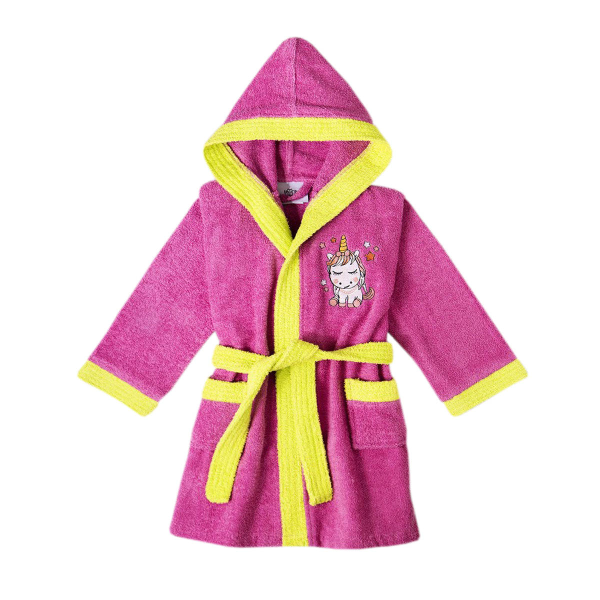 ALBORNOZ FUCSIA Y ROSA UNICORNIO INTERBABY (2-8años) — 2/4 AÑOS ROSA