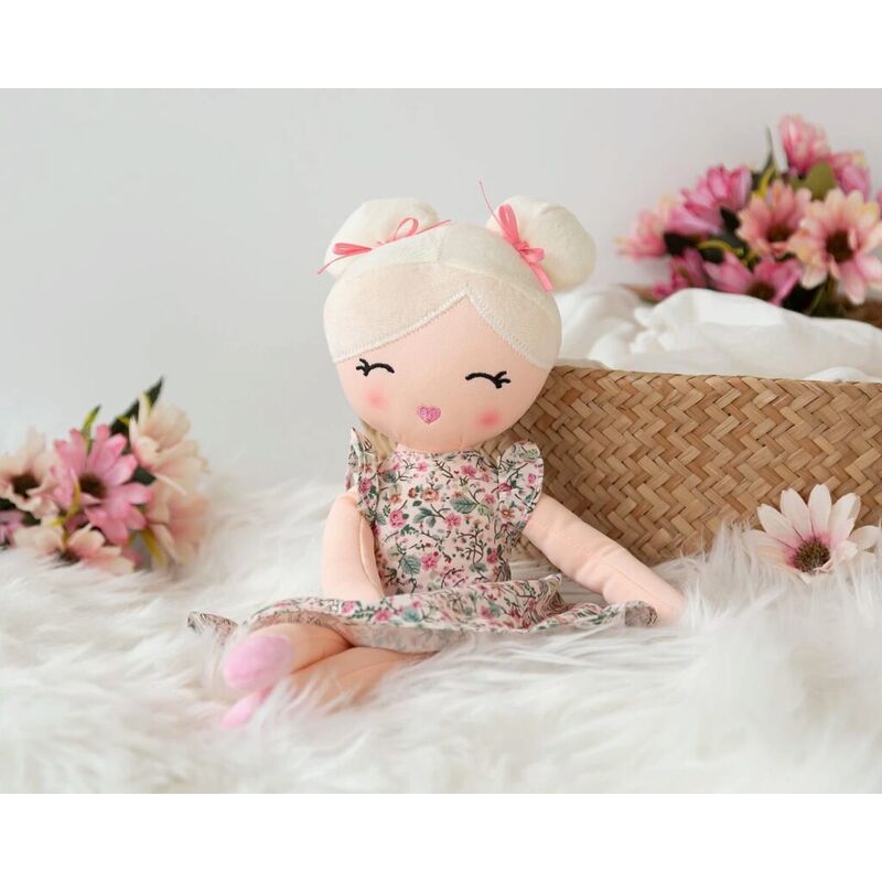MUÑECA DE TRAPO PARA BEBE. KIOKIDS