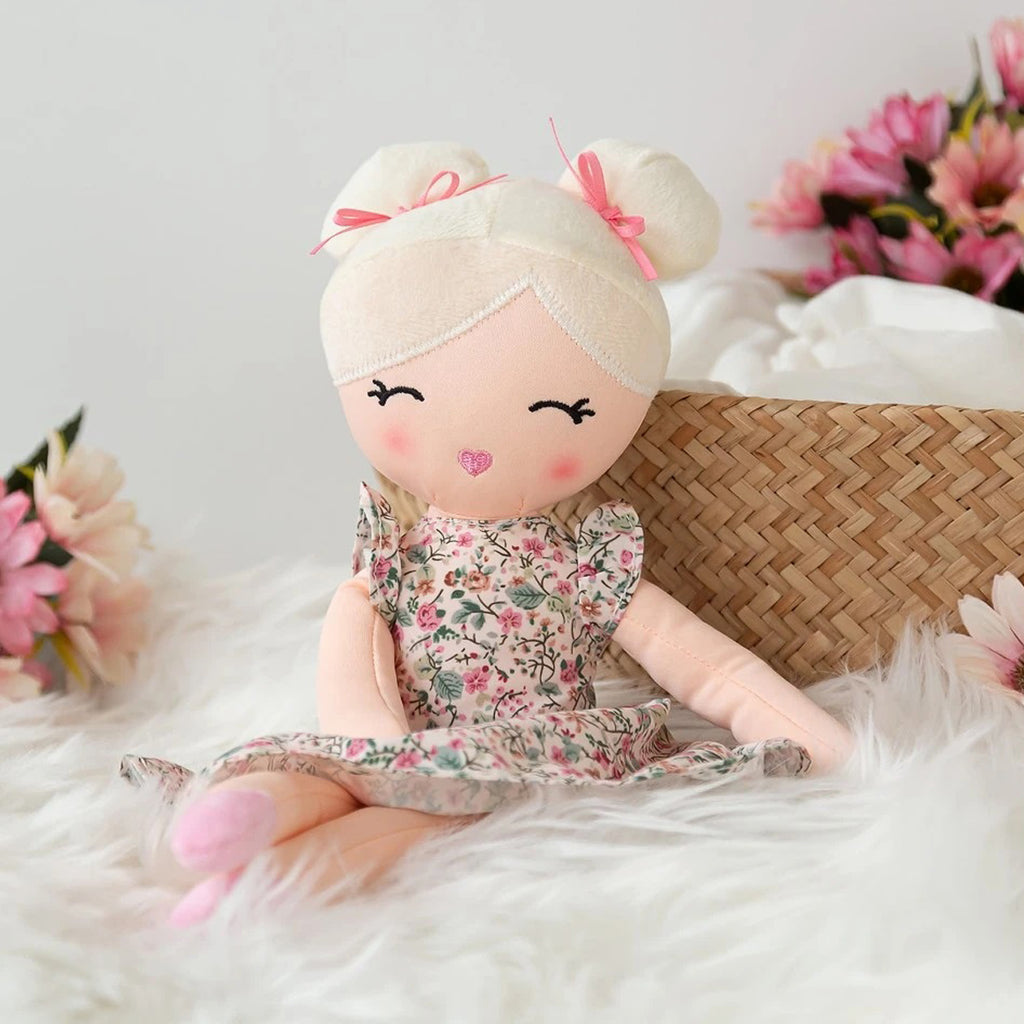 MUÑECA DE TRAPO PARA BEBE. KIOKIDS