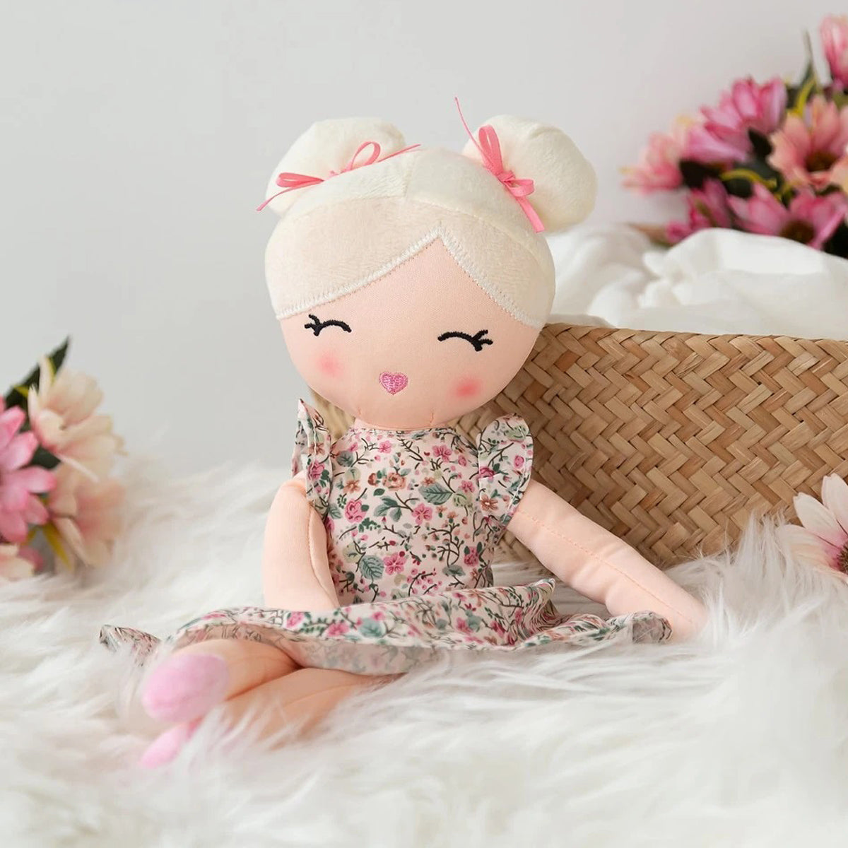 MUÑECA DE TRAPO PARA BEBE. KIOKIDS