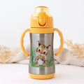 TAZA TERMO ACERO CON ASAS  LEONCITO KIOKIDS