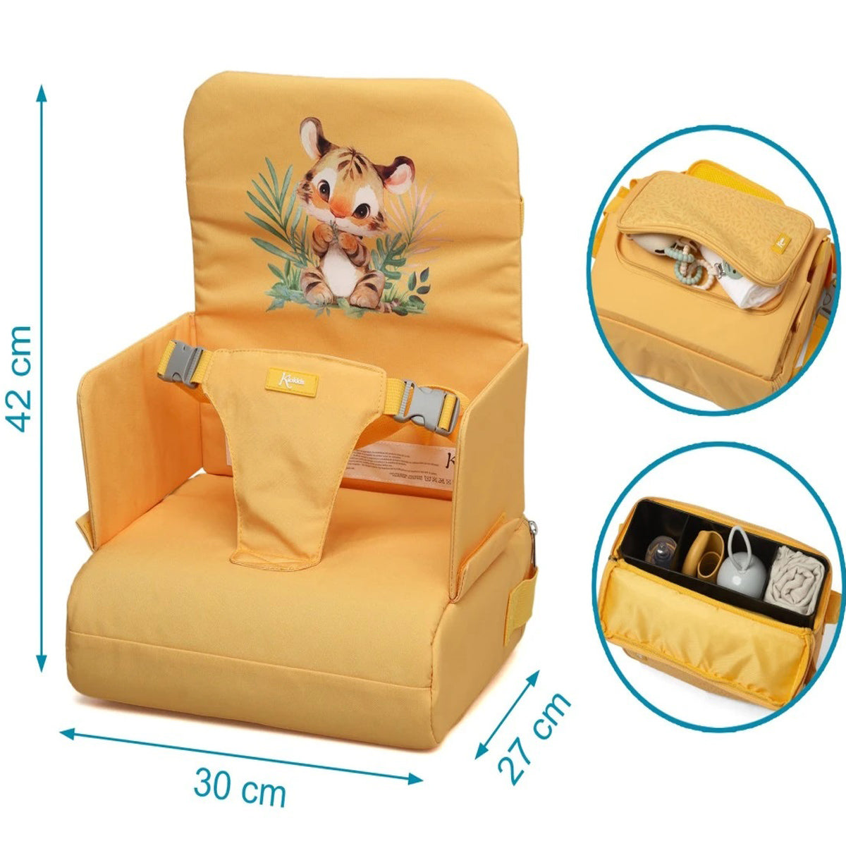 ASIENTO ELEVADOR DE VIAJE KIOKIDS LEONCITO