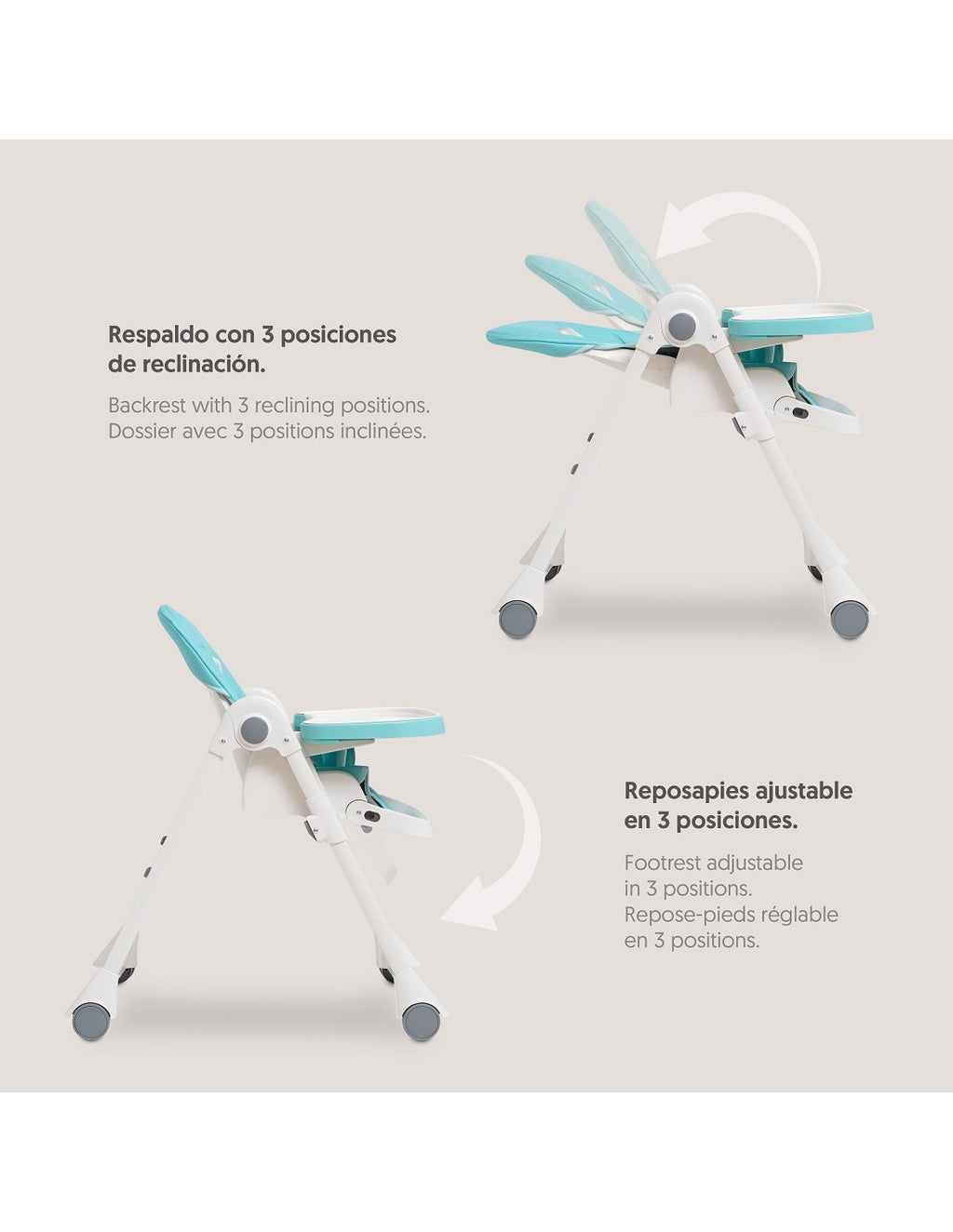 TRONA COLOR VERDE INTERBABY