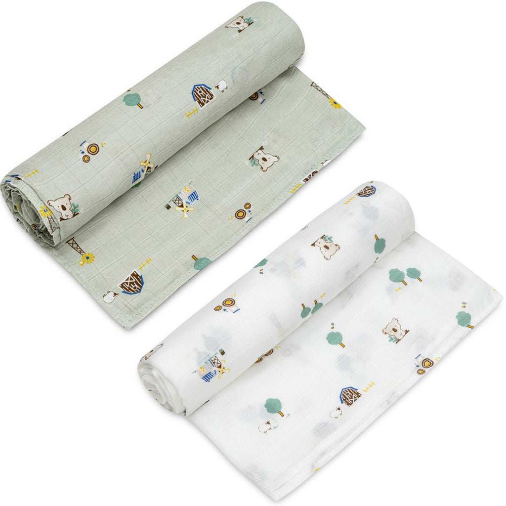 MUSELINA DE BAMBÚ KOALA INTERBABY (120X120)