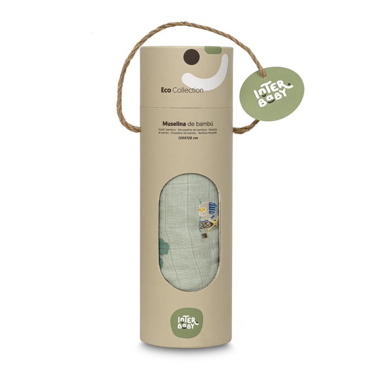 MUSELINA DE BAMBÚ KOALA INTERBABY (120X120)