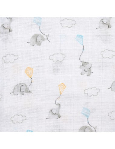 PACK DE 3 GASAS PARA BEBE FANTASIA INTERBABY (80X80)
