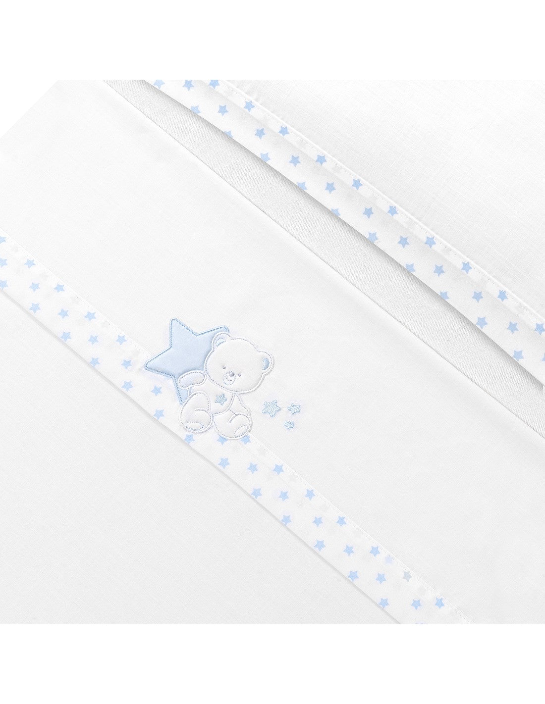SET DE SABANAS CUNA COLECCIÓN OSITO SENTADO INTERBABY