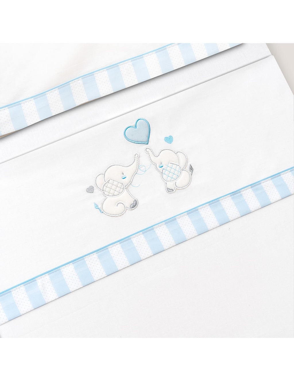 SET DE SABANAS MINICUNA PAREJA ELEFANTES INTERBABY