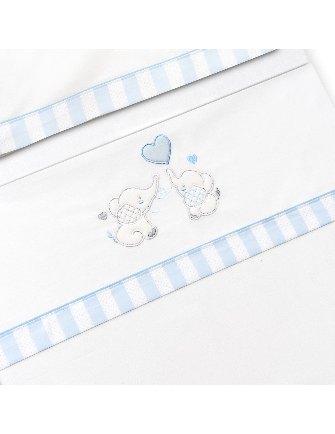 SET DE SABANAS MINICUNA PAREJA ELEFANTES INTERBABY
