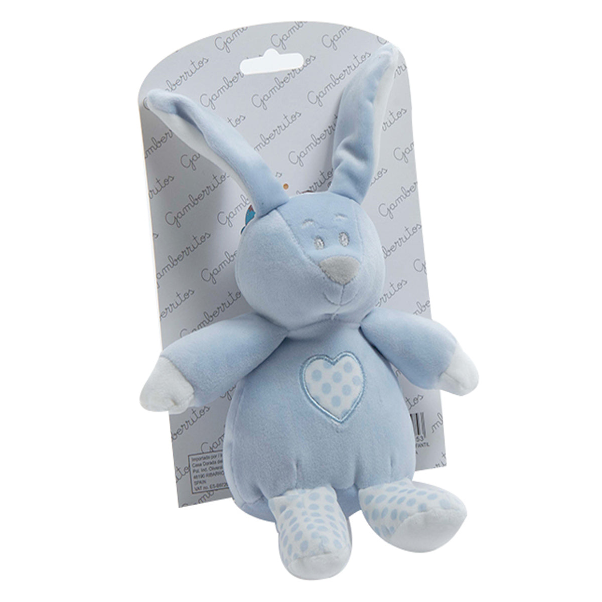 MUÑECO SONAJERO PARA BEBE CONEJO GAMBERRITOS