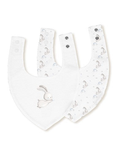 BABEROS BANDANA PACK BAMBU CONEJITO ESTRELLA INTERBABY (20X30)