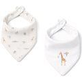 PACK DE 2 BABEROS BANDANA BAMBU SAVANNA INTERBABY (20X30)