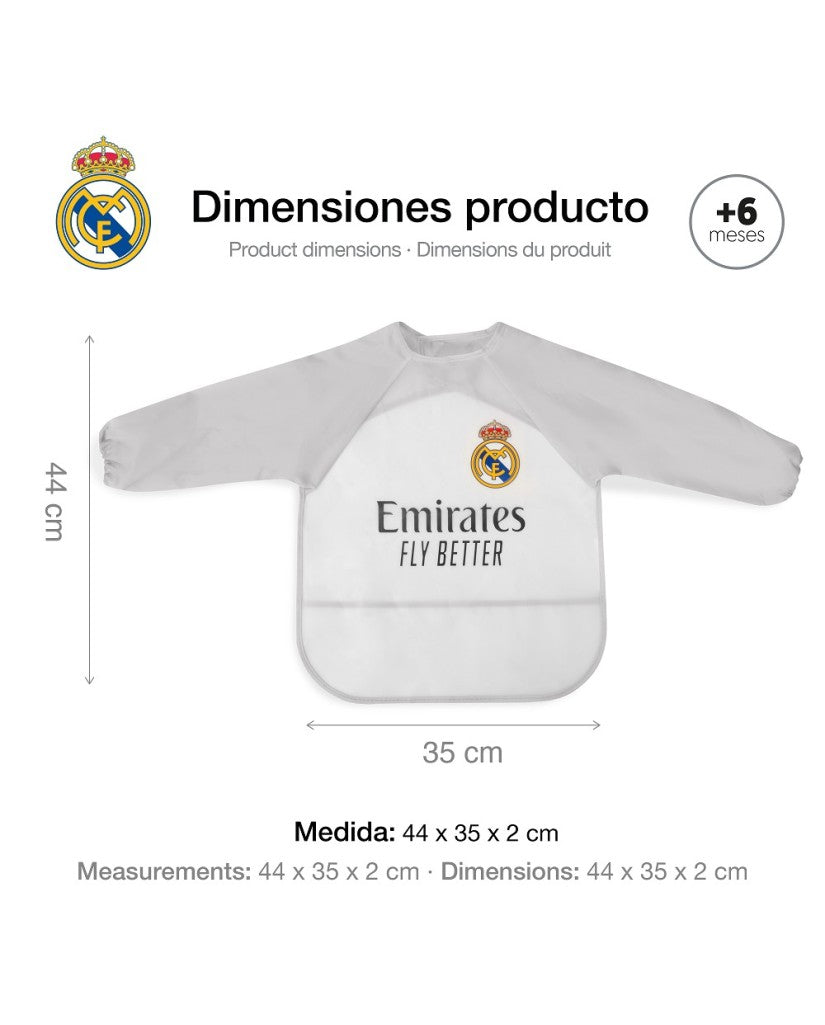 BABERO CON MANGAS DEL REAL MADRID