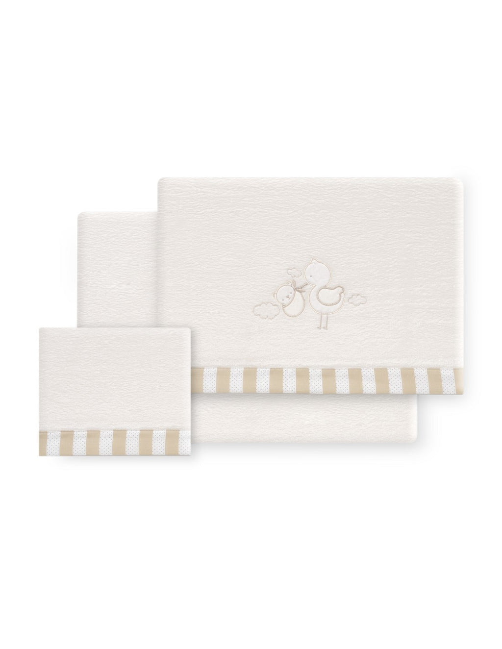 SET SABANAS CUNA CORALINA CIGUEÑA OSO INTERBABY