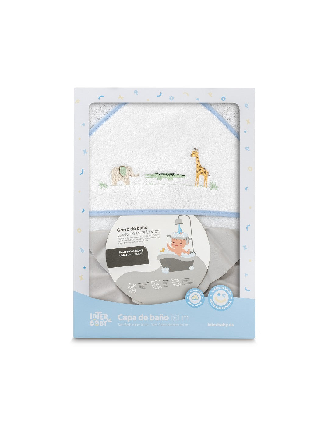 CAPA DE BAÑO Y GORRO SELVA INTERBABY
