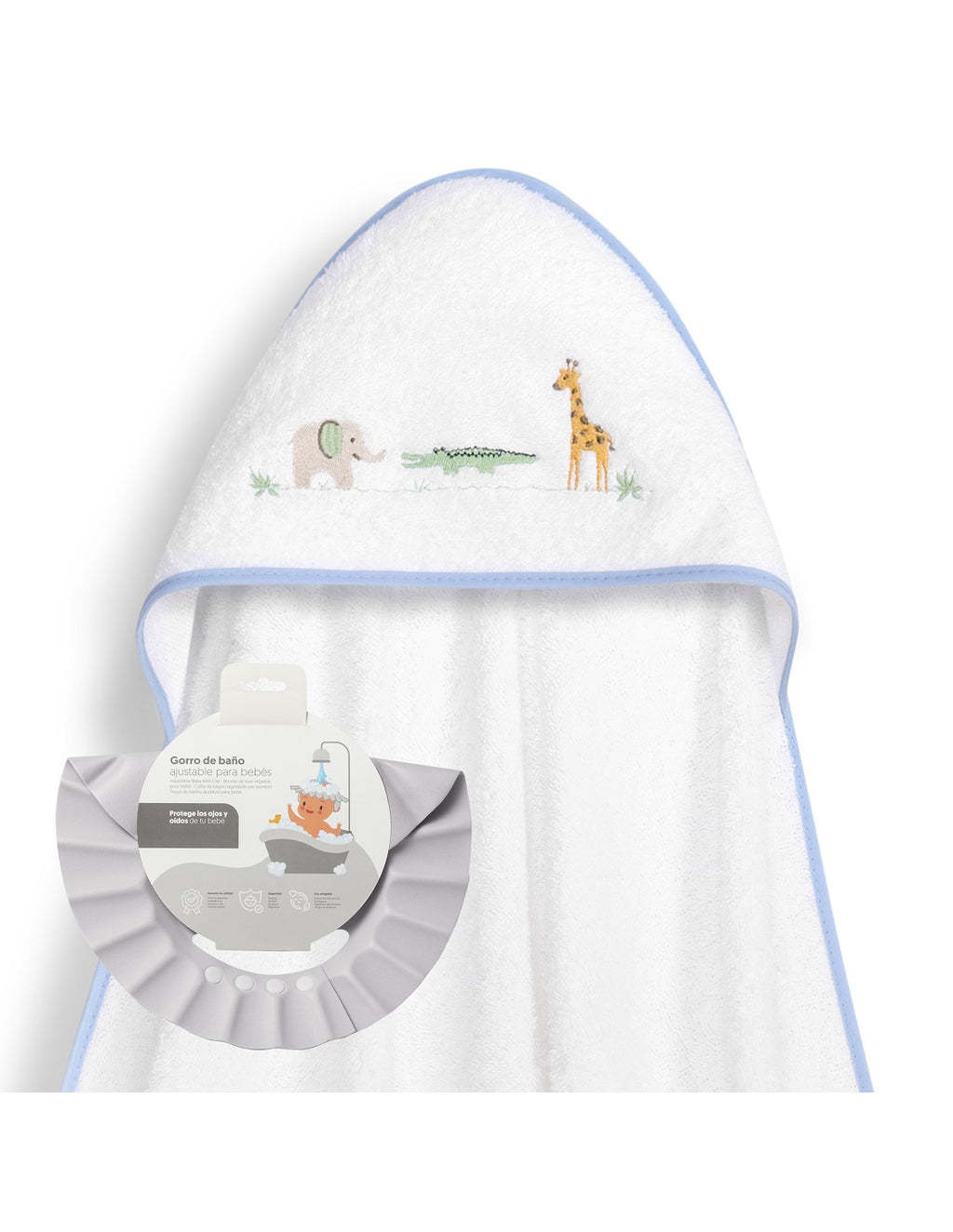 CAPA DE BAÑO Y GORRO SELVA INTERBABY