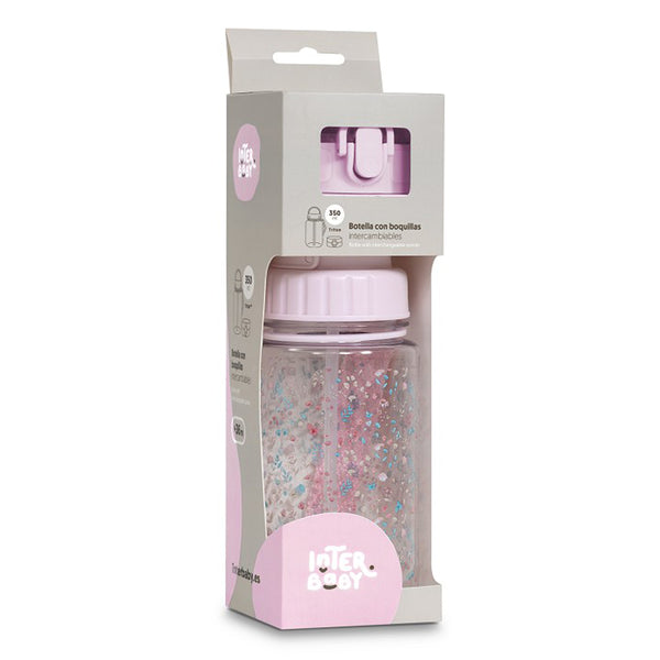 BOTELLA CON BOQUILLAS 350ML PETALOS INTERBABY
