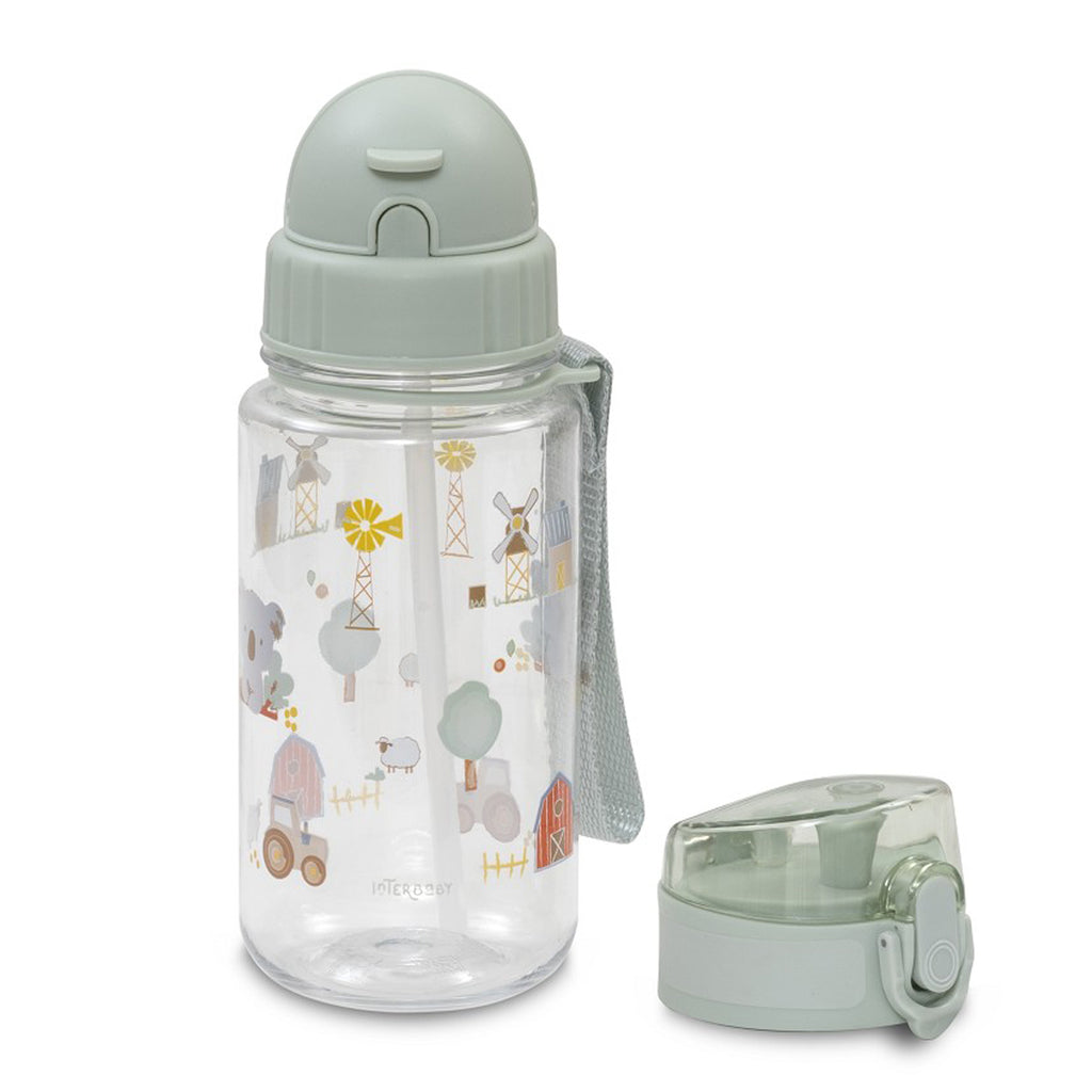 BOTELLA CON BOQUILLAS 350ML KOALA INTERBABY