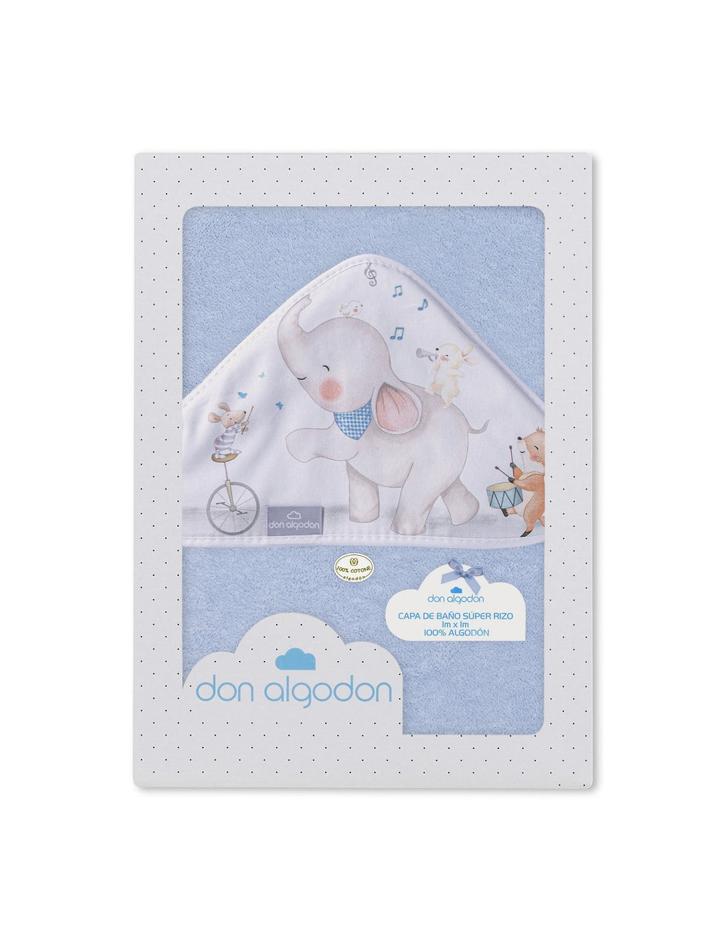 CAPA DE BAÑO ELEFANTE MUSICAL