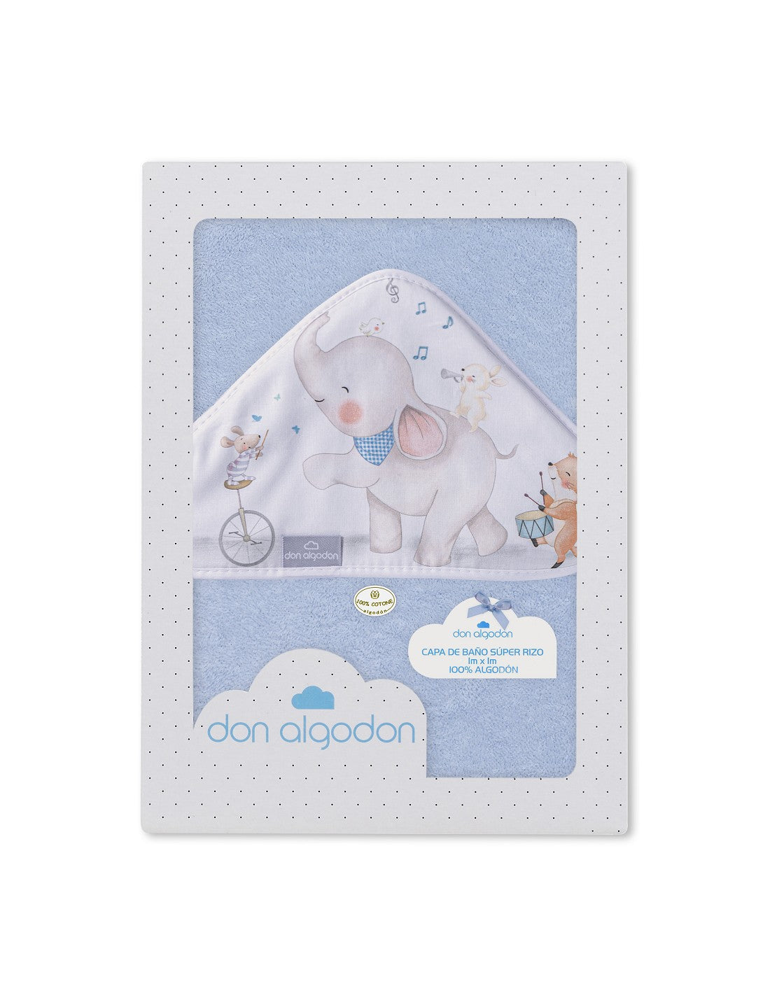 CAPA DE BAÑO ELEFANTE MUSICAL