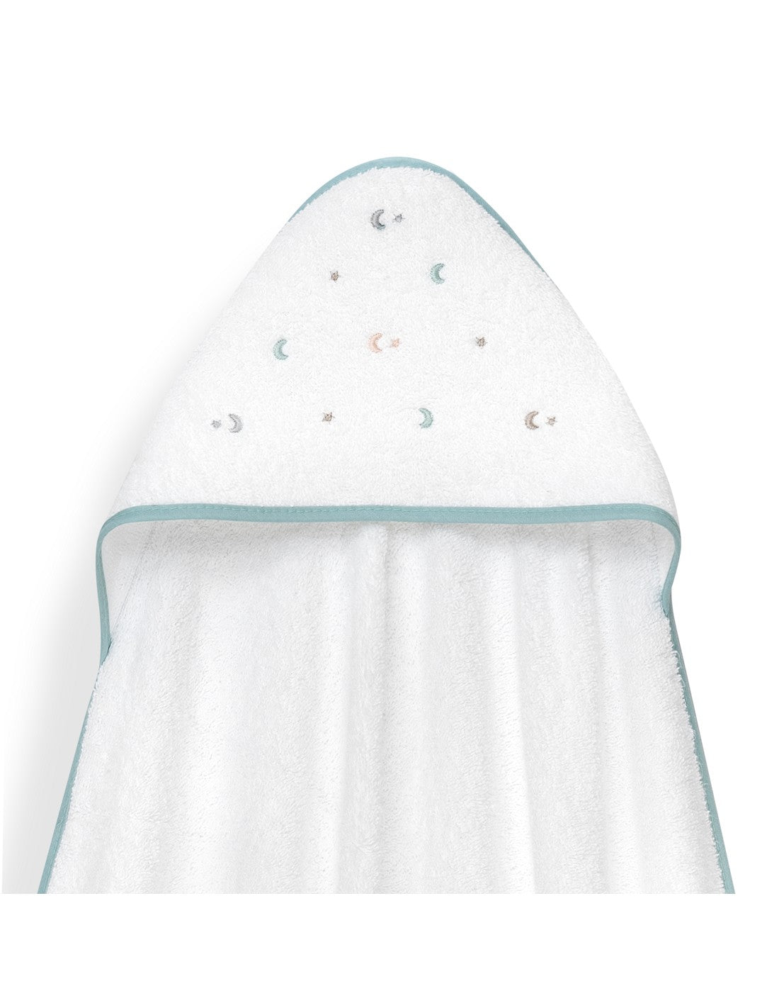 CAPA DE BAÑO Y GORRO ESTRELLAS LUNA INTERBABY