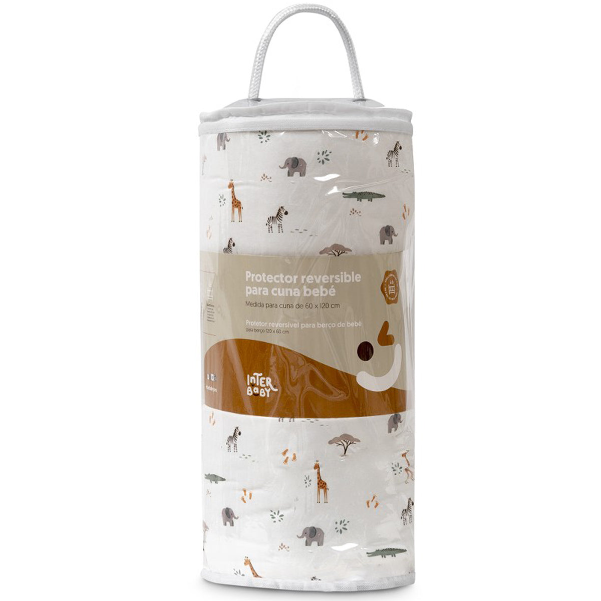CHICHONERA REVERSIBLE JIRAFA SAVANNA INTERBABY