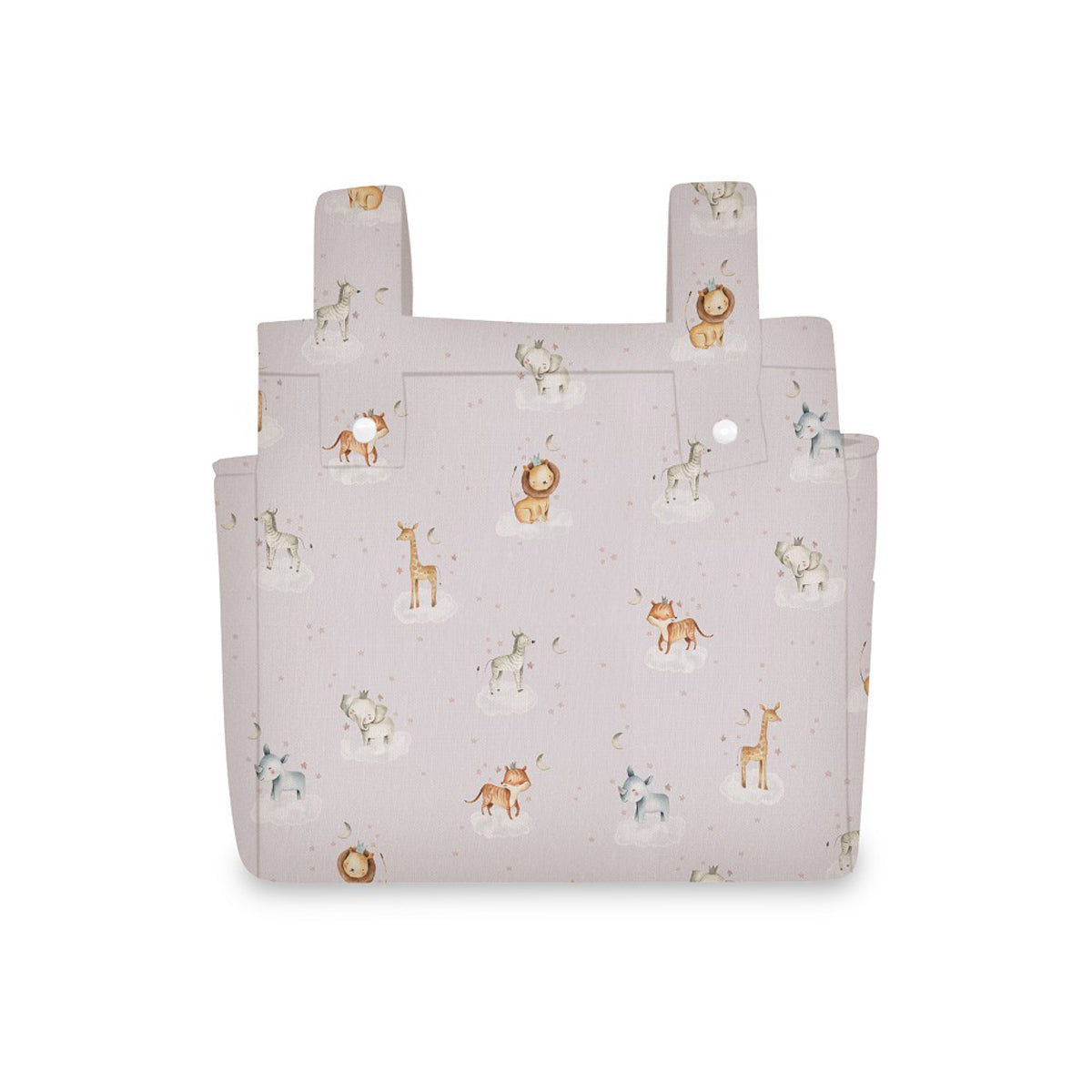 BOLSO TALEGA ANIMALITOS GRIS DON ALGODÓN