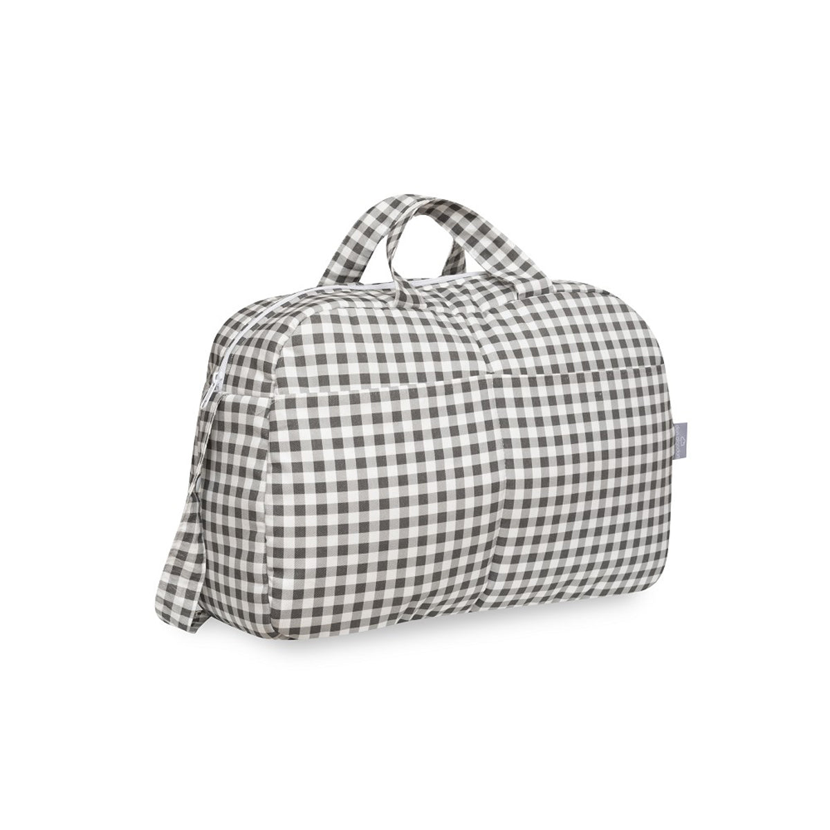 BOLSO MATERNAL CUADROS VICHY. DON ALGODÓN