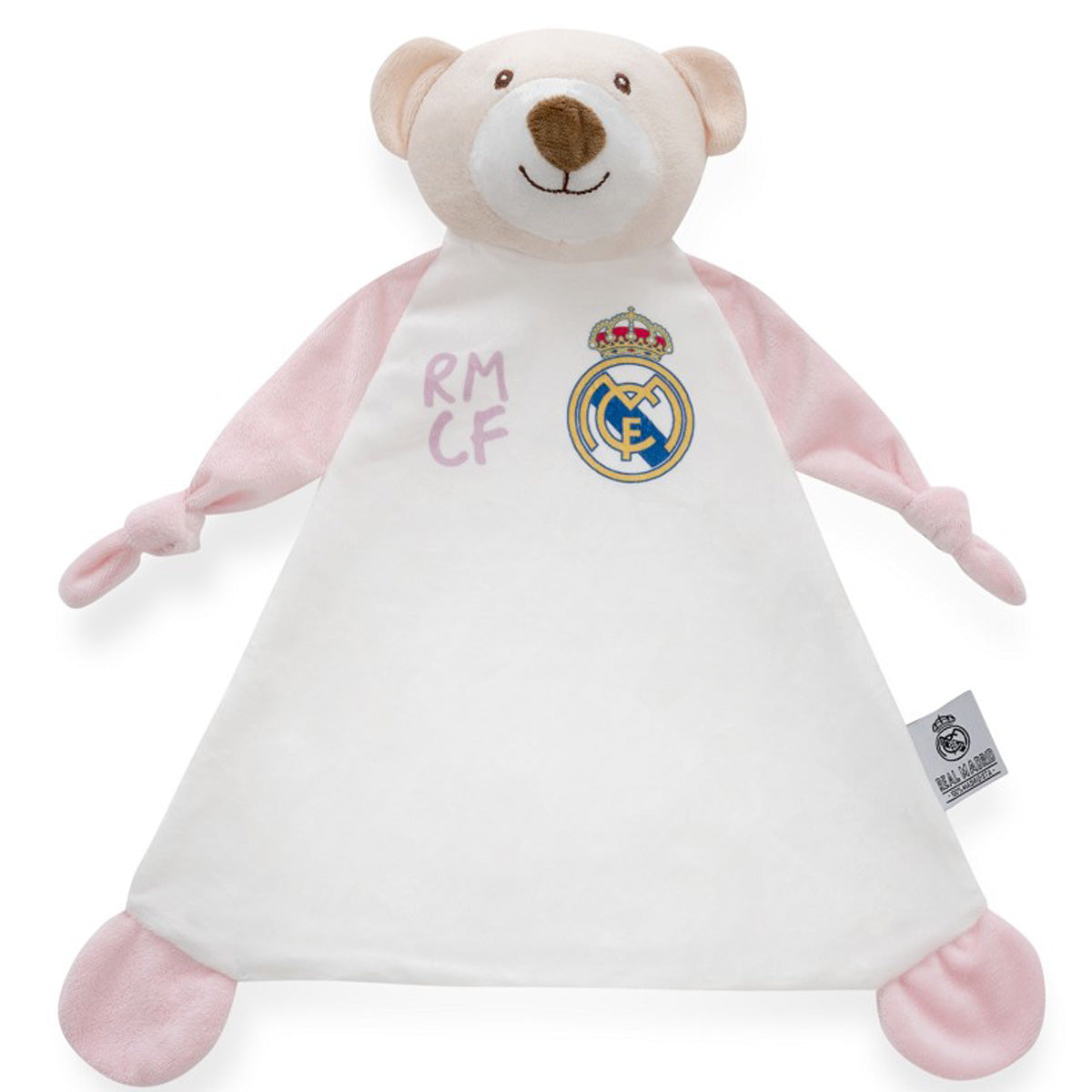 DOUDOU OSO REAL MADRID,  COLOR AZUL Y ROSA