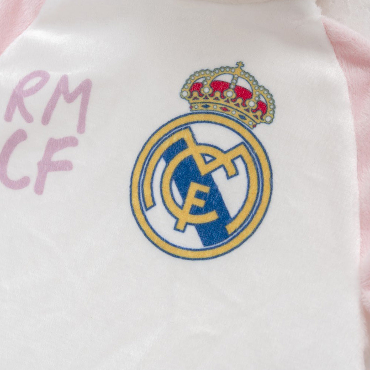DOUDOU OSO REAL MADRID,  COLOR AZUL Y ROSA