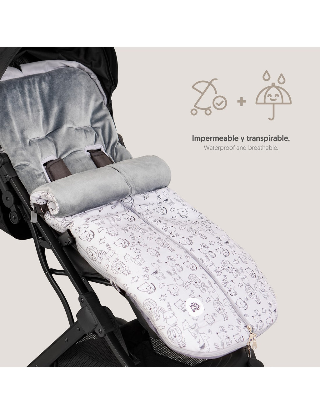 SACO UNIVERSAL DE SILLA DE PASEO INTERBABY ANIMALES