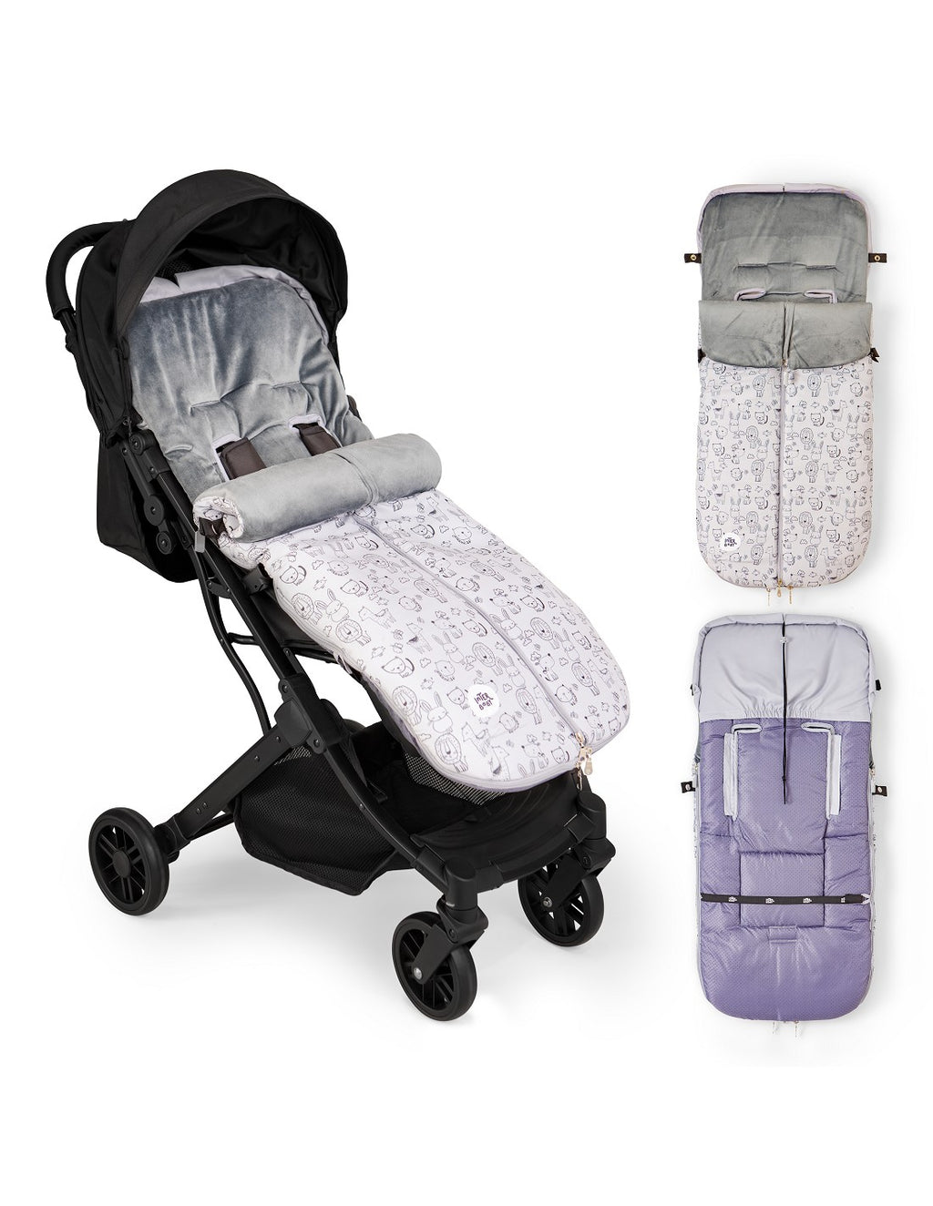 SACO UNIVERSAL DE SILLA DE PASEO INTERBABY ANIMALES
