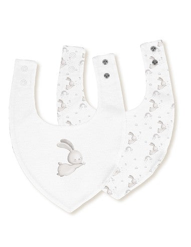 BABEROS BANDANA PACK BAMBU CONEJITO ESTRELLA INTERBABY (20X30)