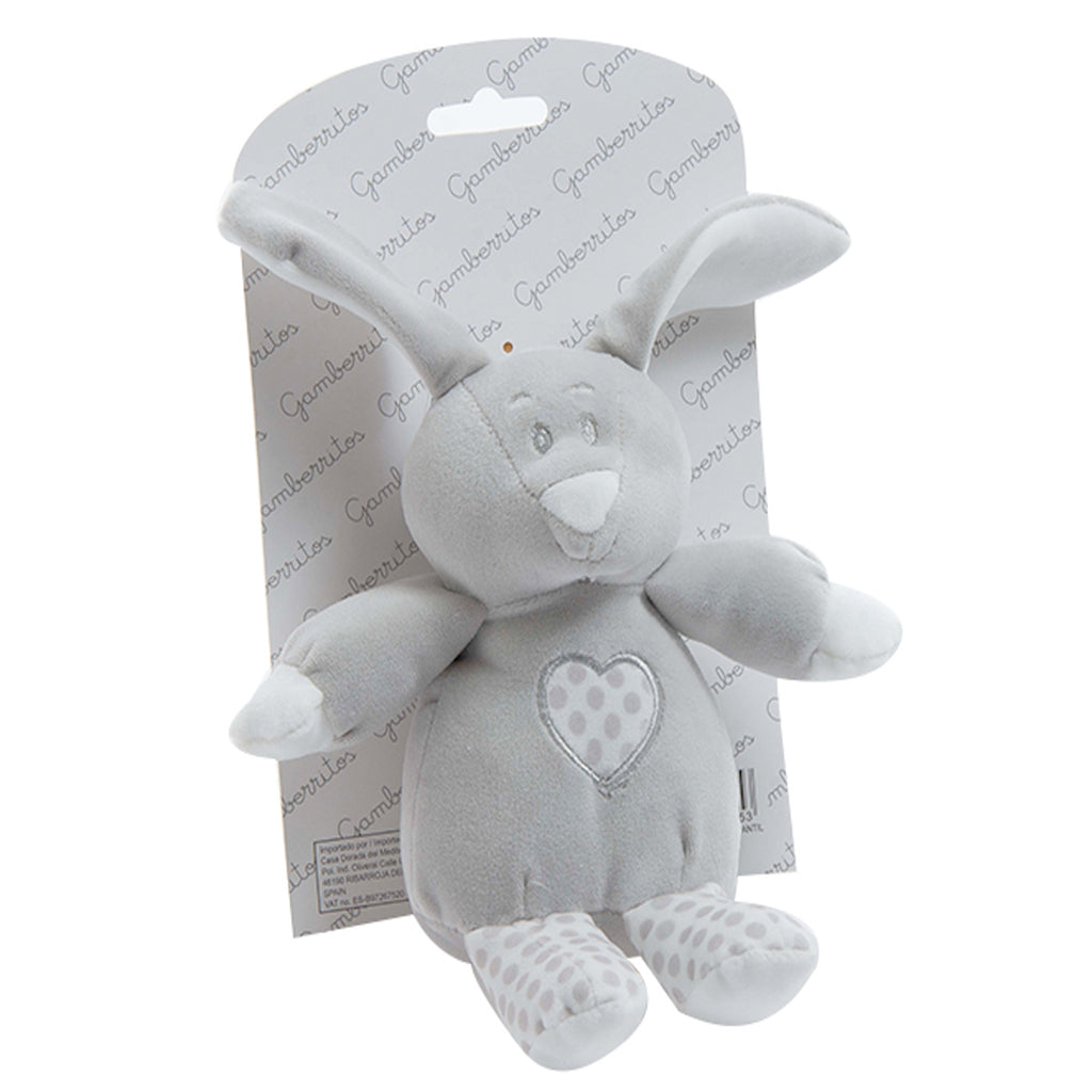 MUÑECO SONAJERO PARA BEBE CONEJO GAMBERRITOS