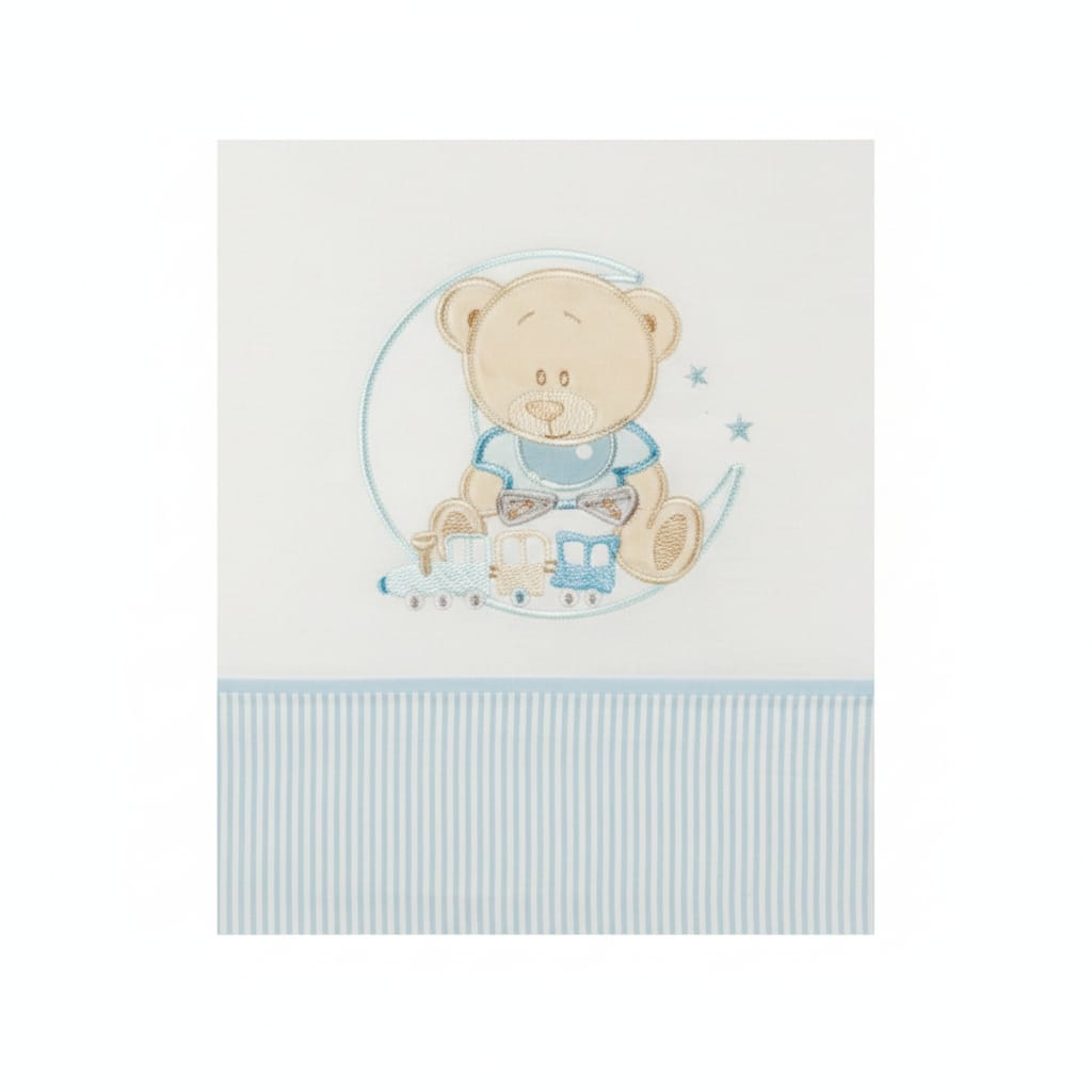 SET DE 2 PIEZAS FUNDA NORDICA Y CHICHONERA OSO LUNA. GAMBERRITOS