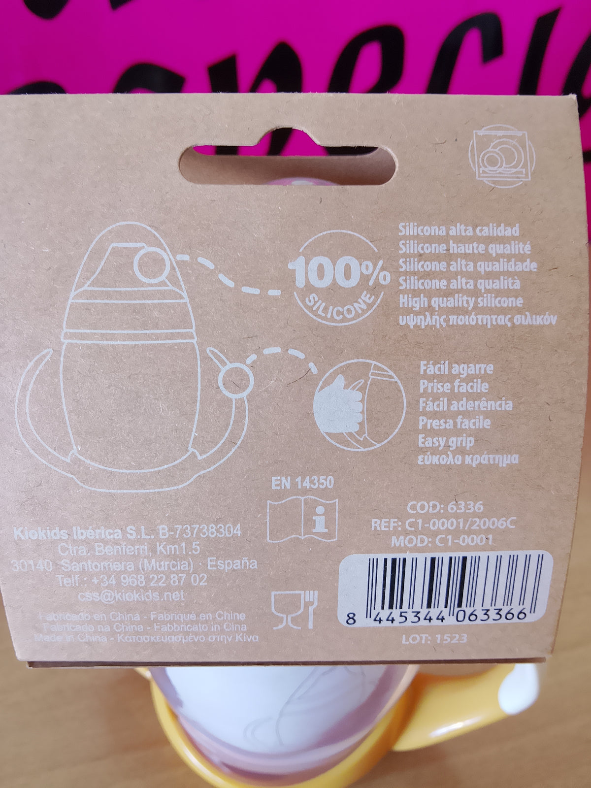 TAZA DE APRENDIZAJE LEONCITO KIOKIDS