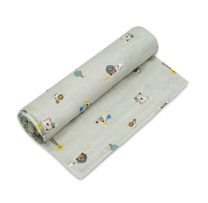 MUSELINA DE BAMBÚ KOALA INTERBABY (120X120)
