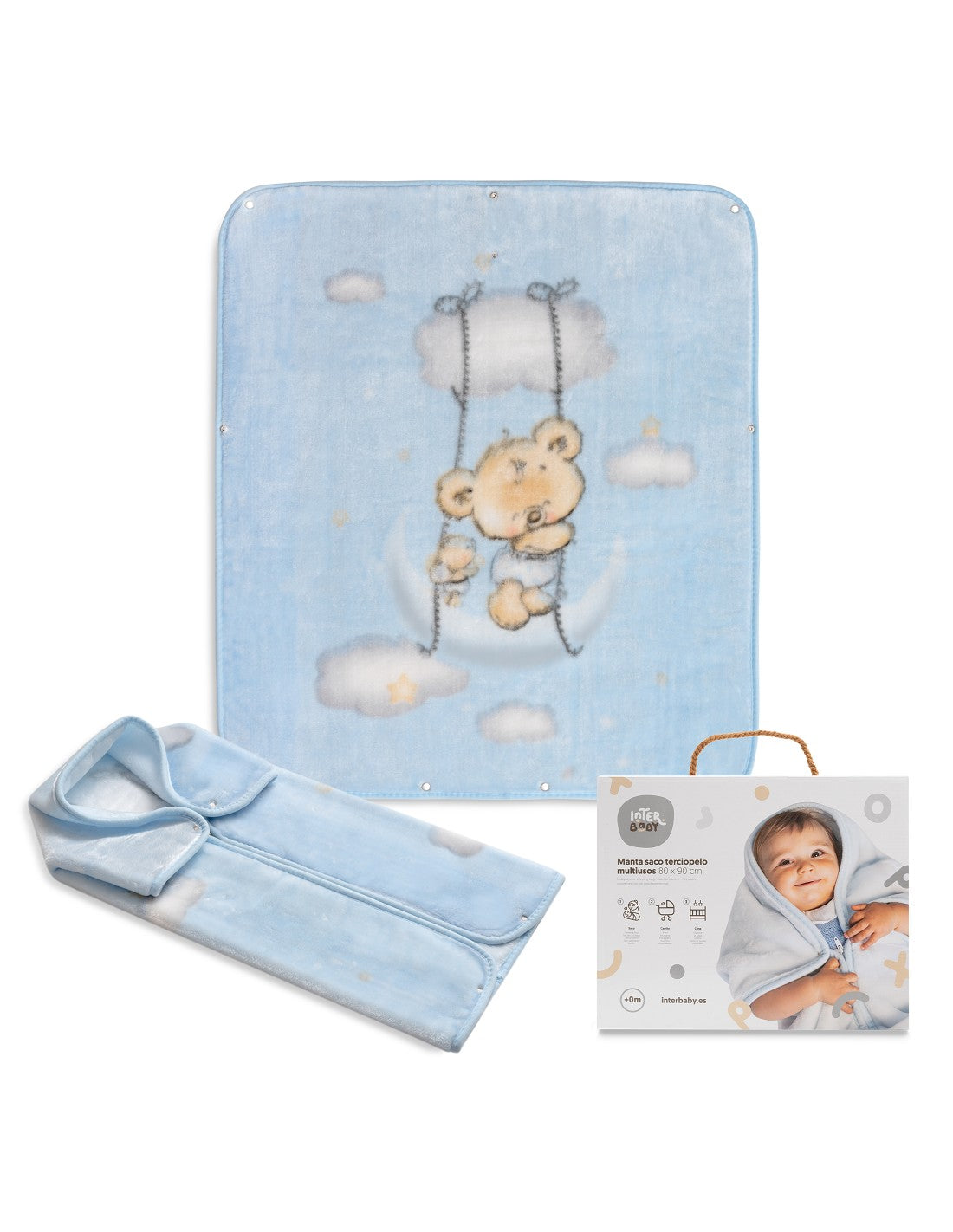 MANTA SACO OSO LUNA. INTERBABY