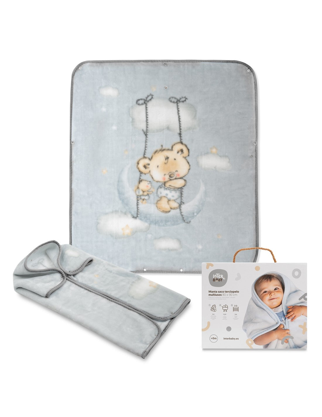 MANTA SACO OSO LUNA. INTERBABY